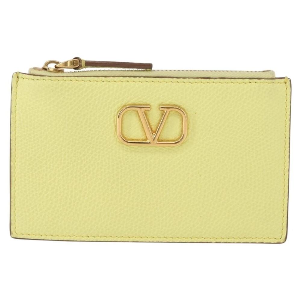 Valentino Leather Coin Purse Gold